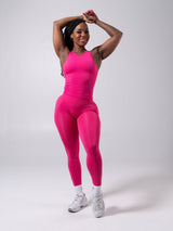 Thumbnail 8 of **PREORDER** Shape Seamless Hip Tank - Heather Miami Vice, 8 of 9