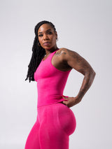 Thumbnail 4 of **PREORDER** Shape Seamless Hip Tank - Heather Miami Vice, 4 of 9
