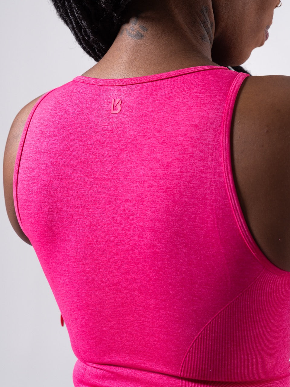 **PREORDER** Shape Seamless Hip Tank - Heather Miami Vice