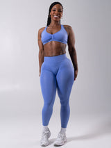 Thumbnail 1 of Miracle Seamless Mid Rise Legging - Heather Azul, 1 of 6