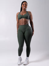 Thumbnail 1 of Miracle Seamless Mid Rise Legging - Heather Limon Pepino, 1 of 5