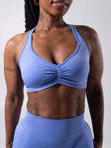 Thumbnail 1 of **PREORDER** Micro Seamless Sports Bra - Heather Azul, 1 of 6