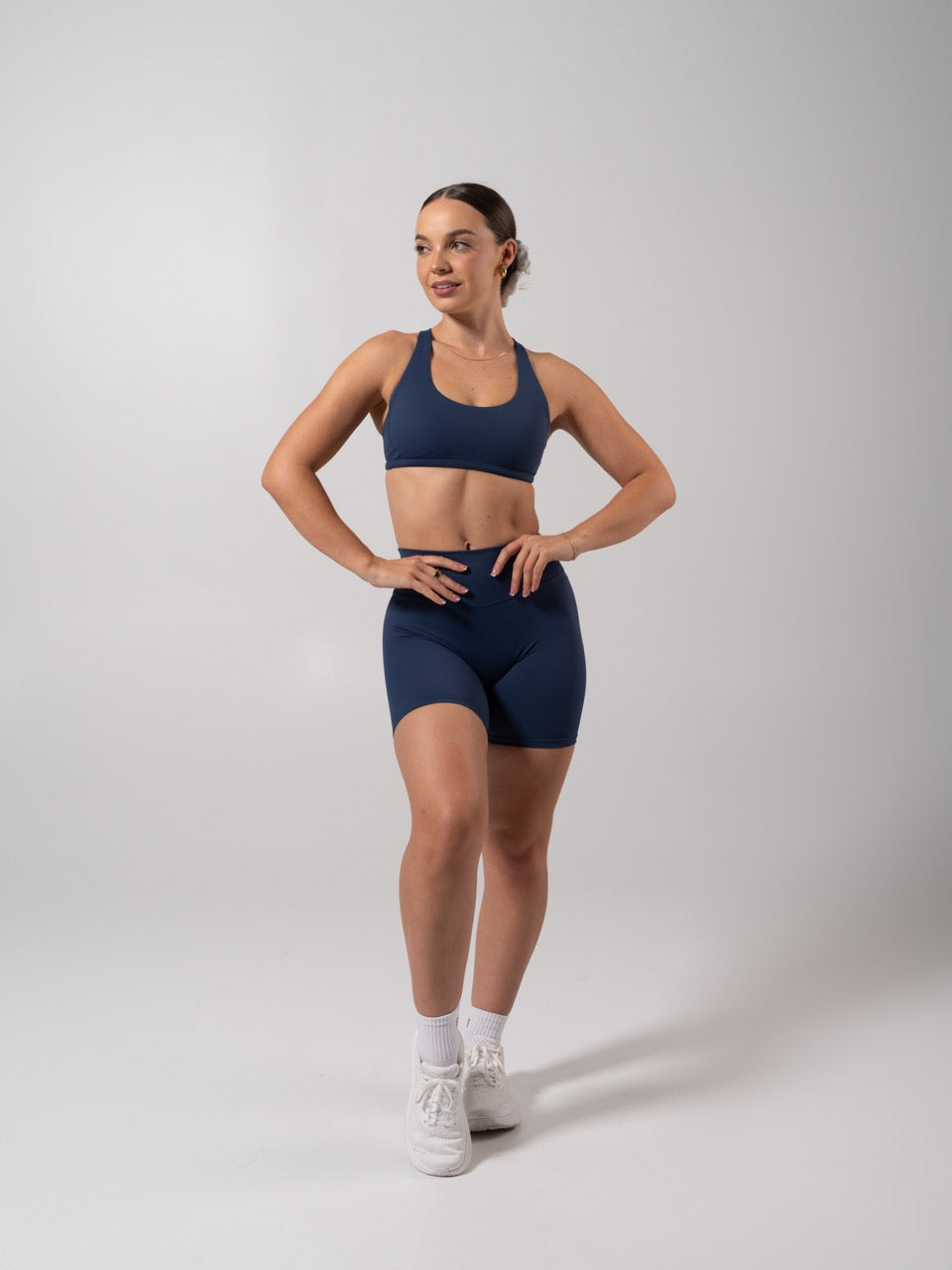 Crossfire Sports Bra - Baked Blue