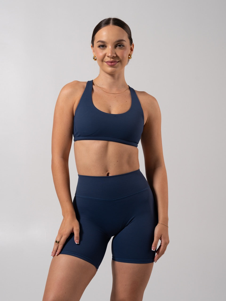 Crossfire Sports Bra - Baked Blue