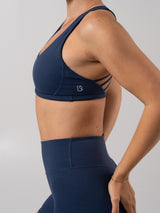 Thumbnail 5 of Crossfire Sports Bra - Baked Blue, 5 of 9