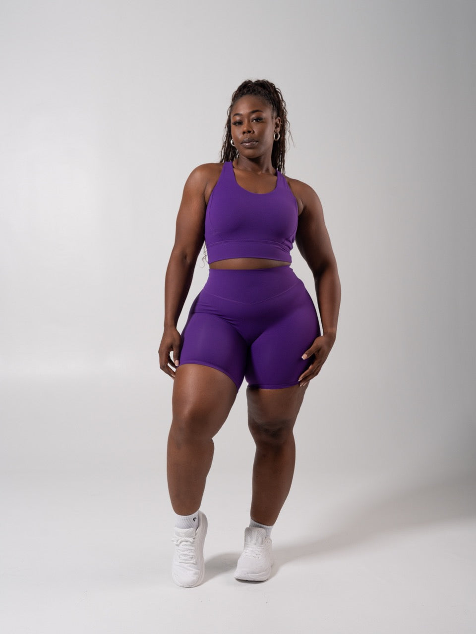 Rosa Sports Bra - Grape Jelly