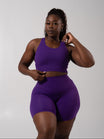 Rosa Sports Bra - Grape Jelly