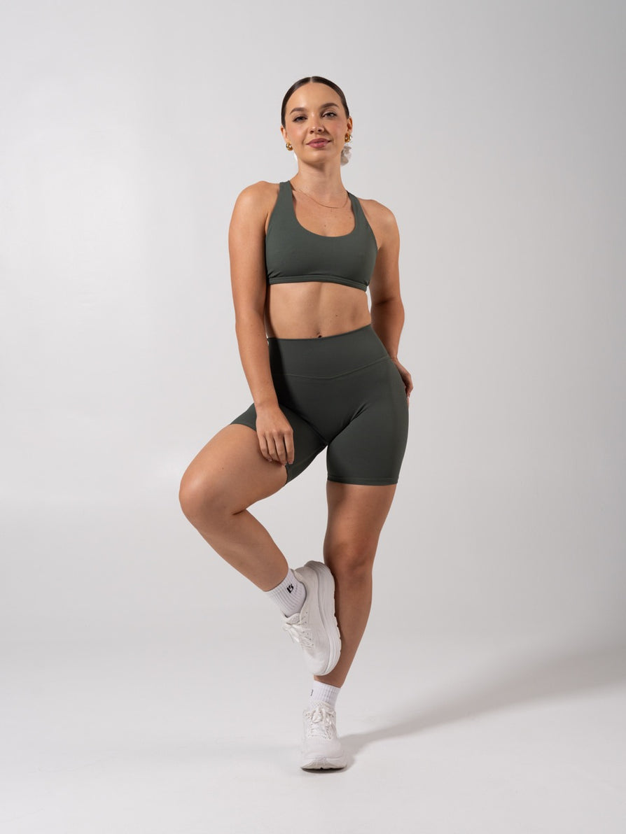 Crossfire Sports Bra - Limon Pepino