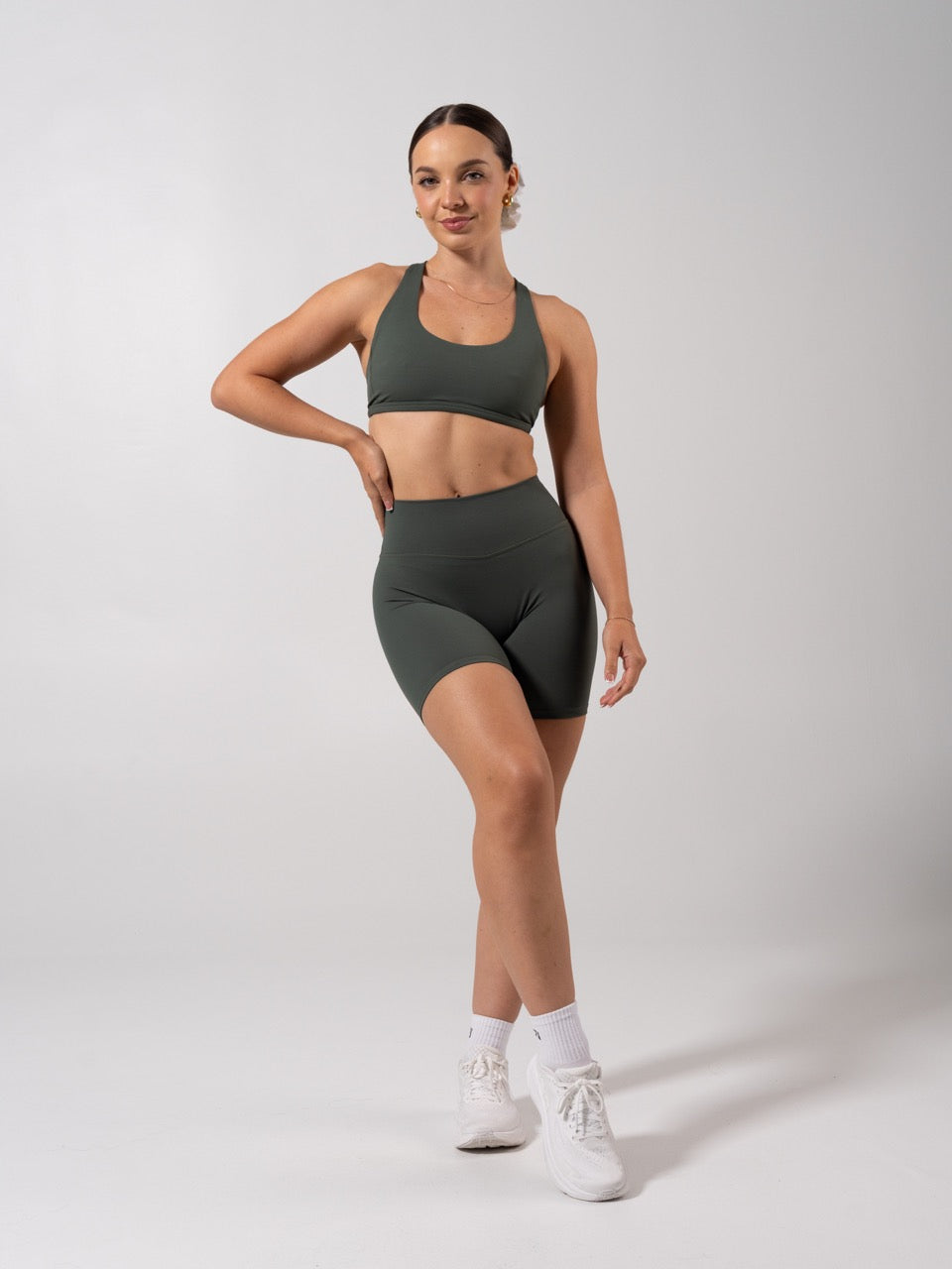 Crossfire Sports Bra - Limon Pepino