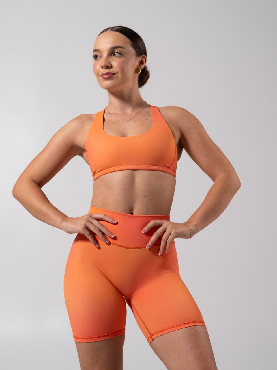 Crossfire Sports Bra - Lava Print