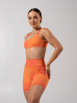 Thumbnail 1 of Elysium Sports Bra - Lava Print, 1 of 4