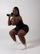 Thumbnail 2 of **PREORDER** Miracle Scrunch Seamless Bodysuit 5" - Heather Charcoal, 2 of 10