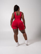 Thumbnail 6 of **PREORDER** Miracle Scrunch Seamless Bodysuit 5" - Heather Lipstick Red, 6 of 8
