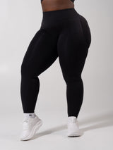 Thumbnail 3 of Miracle Seamless Mid Rise Legging - Heather Charcoal, 3 of 5