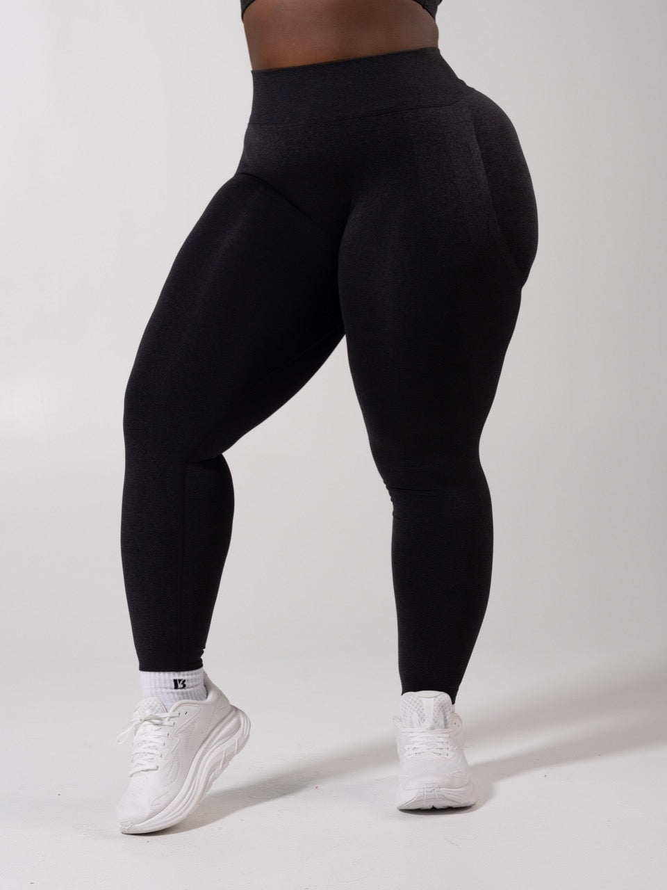 Miracle Seamless Mid Rise Legging - Heather Charcoal