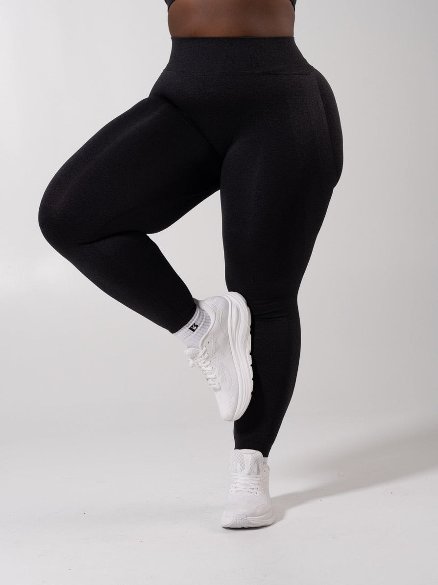 Miracle Seamless Hip Rise Legging - Heather Charcoal