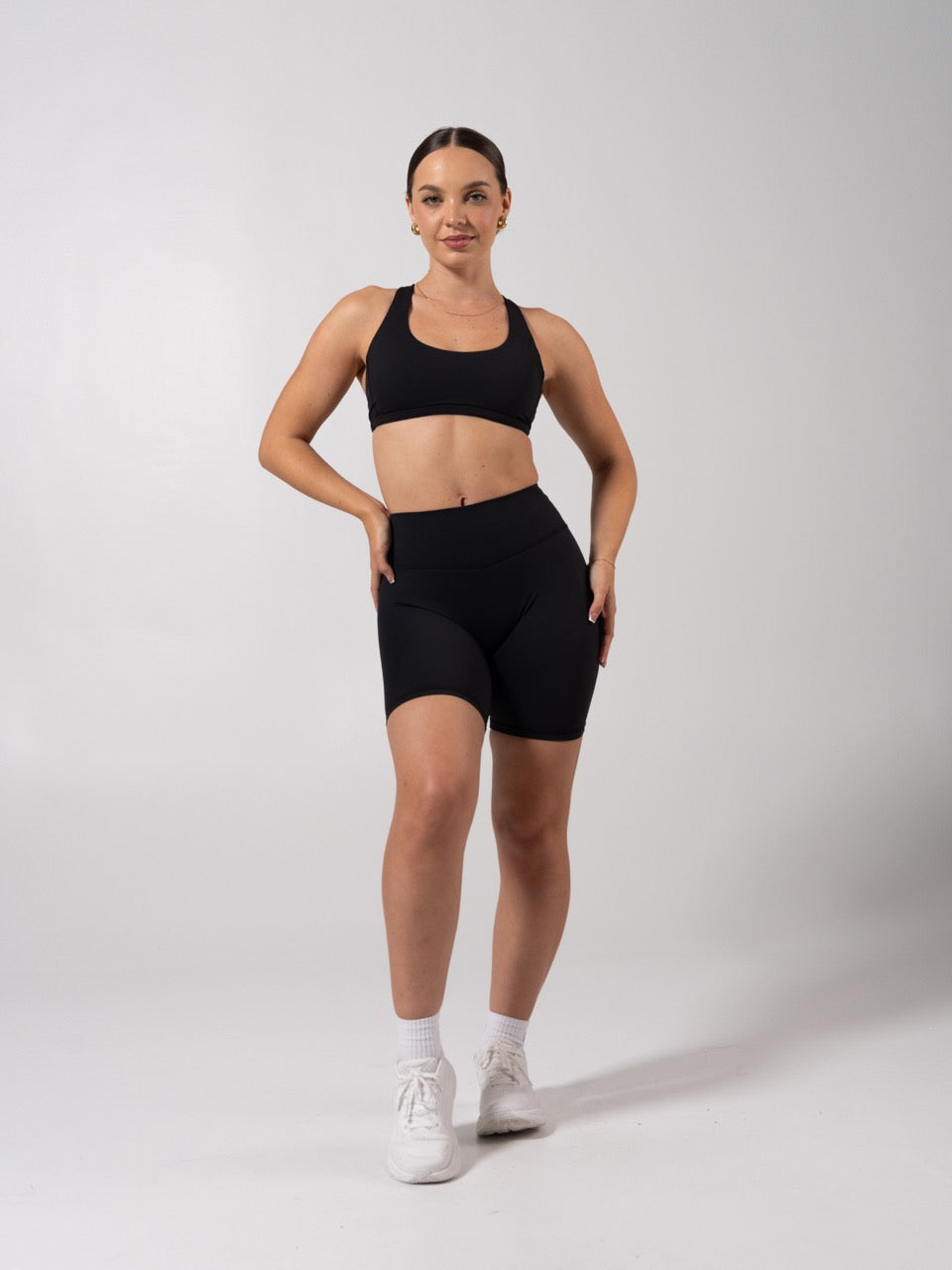 Crossfire Sports Bra -Onyx Black
