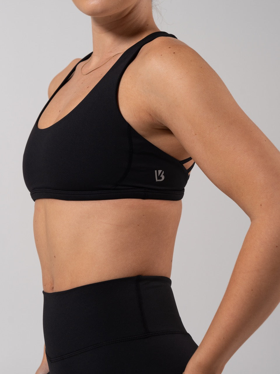 Crossfire Sports Bra -Onyx Black
