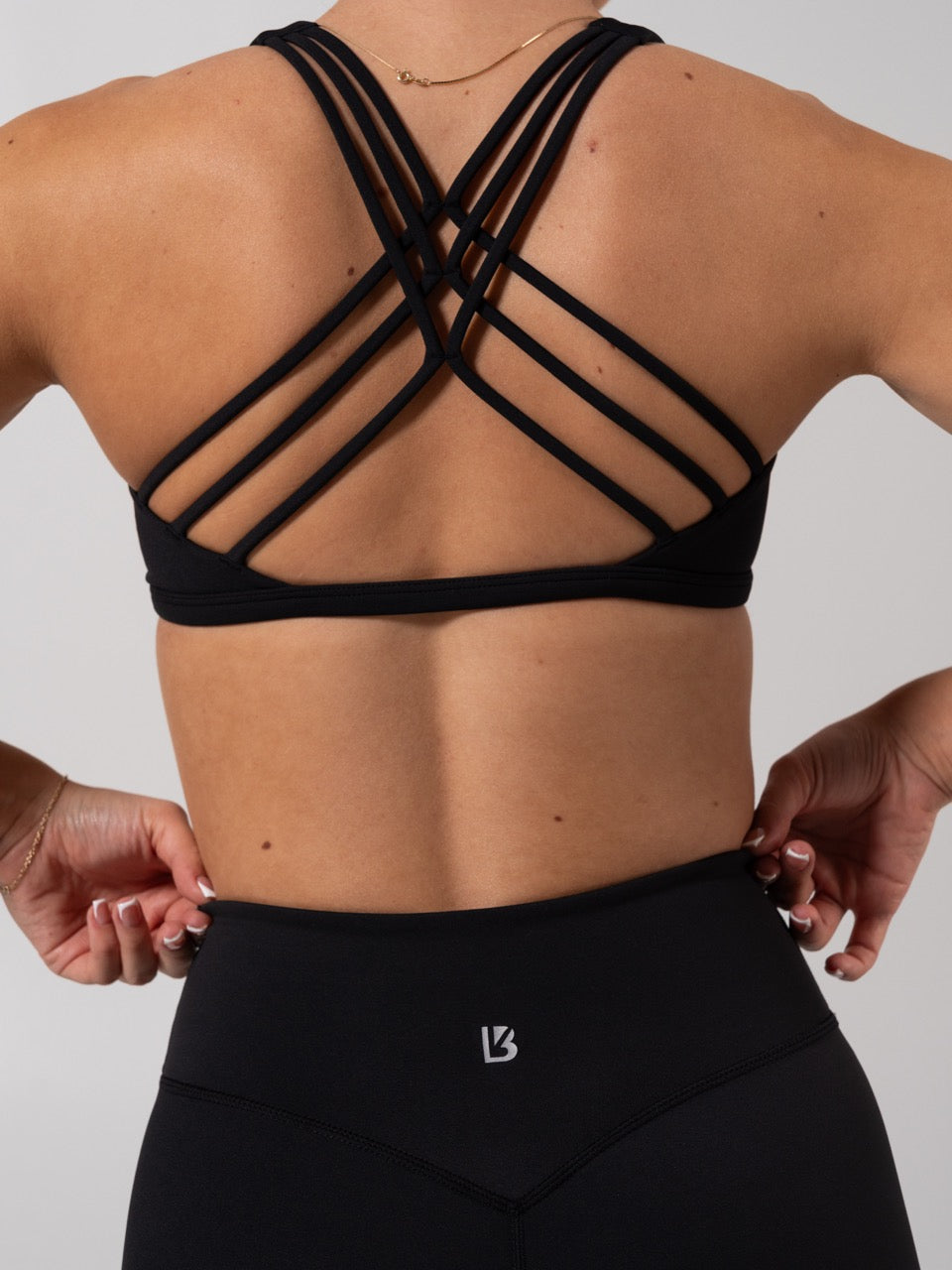 Crossfire Sports Bra -Onyx Black