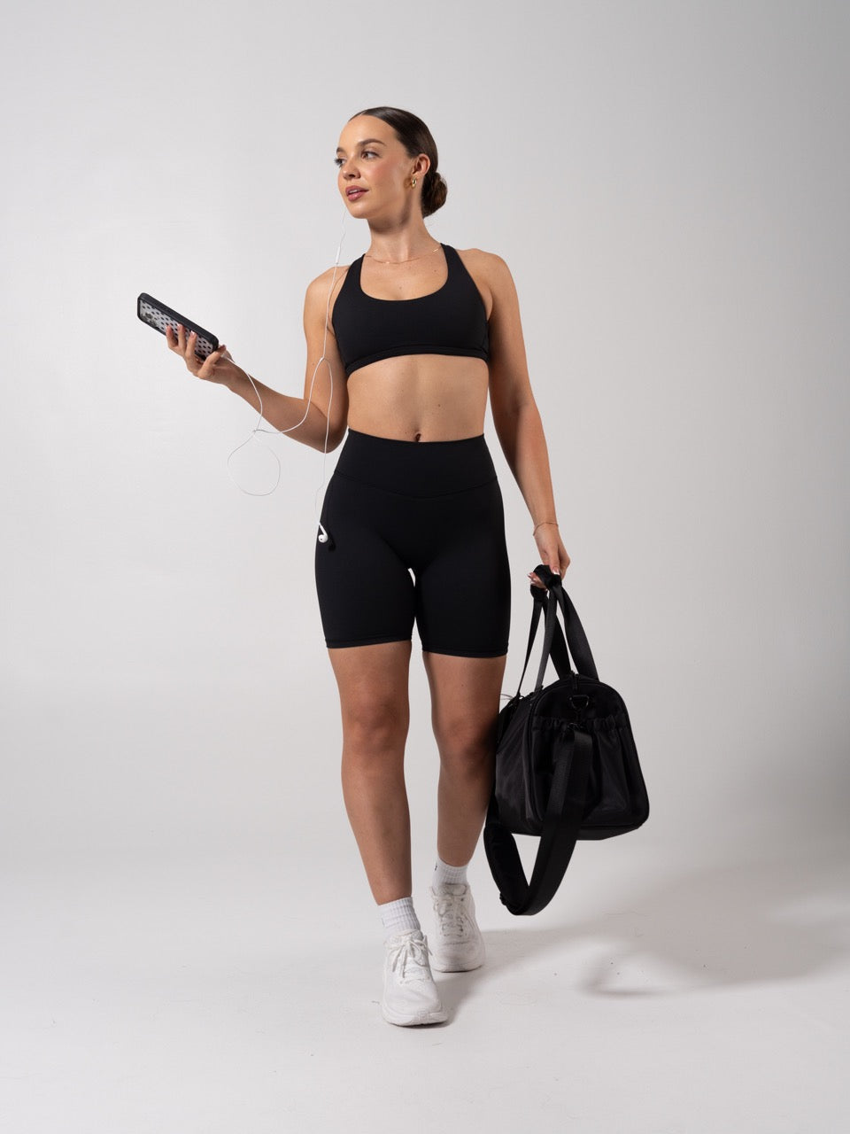 Crossfire Sports Bra -Onyx Black
