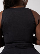 Thumbnail 6 of **PREORDER** Shape Seamless Hip Tank - Heather Charcoal, 6 of 8