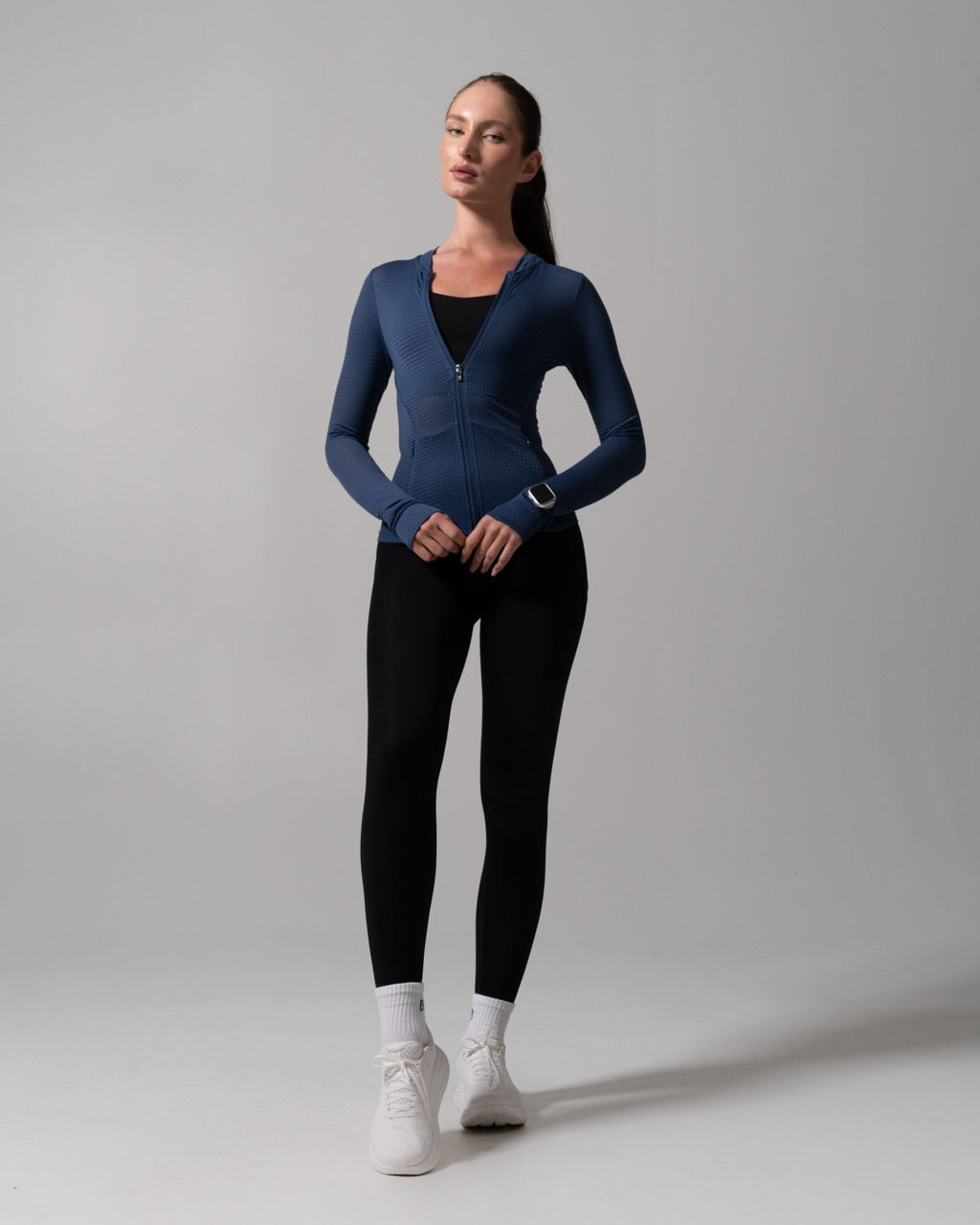 Spice Mesh Jacket - Baked Blue