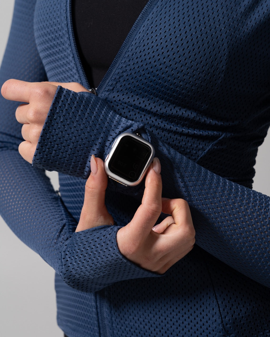 Spice Mesh Jacket - Baked Blue