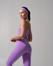 Airbrush Sports Bra - Frosted Taffy