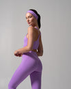 Airbrush Sports Bra - Frosted Taffy