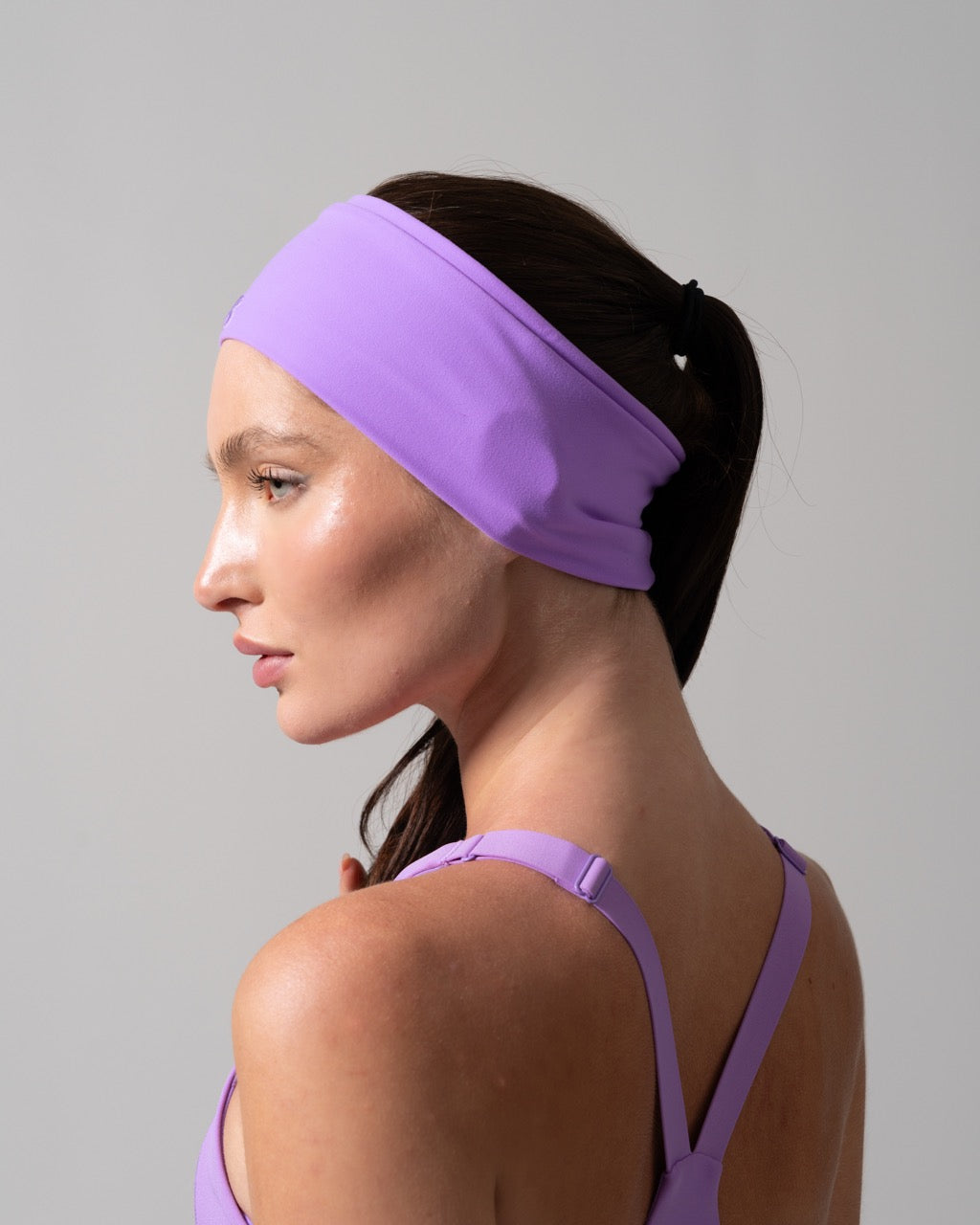 Poshknit Wide Headband - Taffy Purple