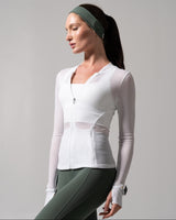 Thumbnail 1 of Spice Mesh Jacket - White, 1 of 6