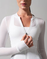 Thumbnail 6 of Spice Mesh Jacket - White, 6 of 6
