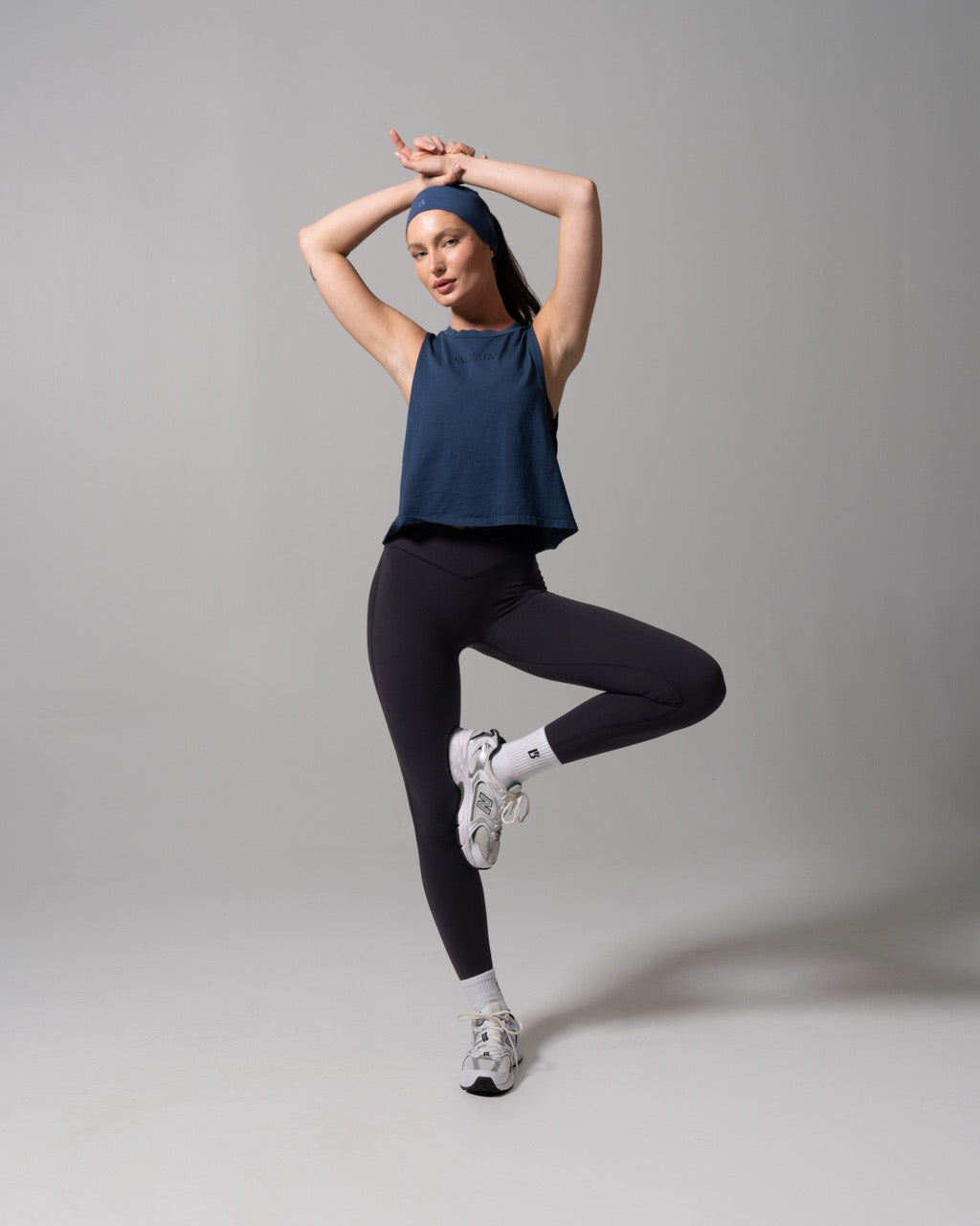 Essential Waist Tank - Baked Blue