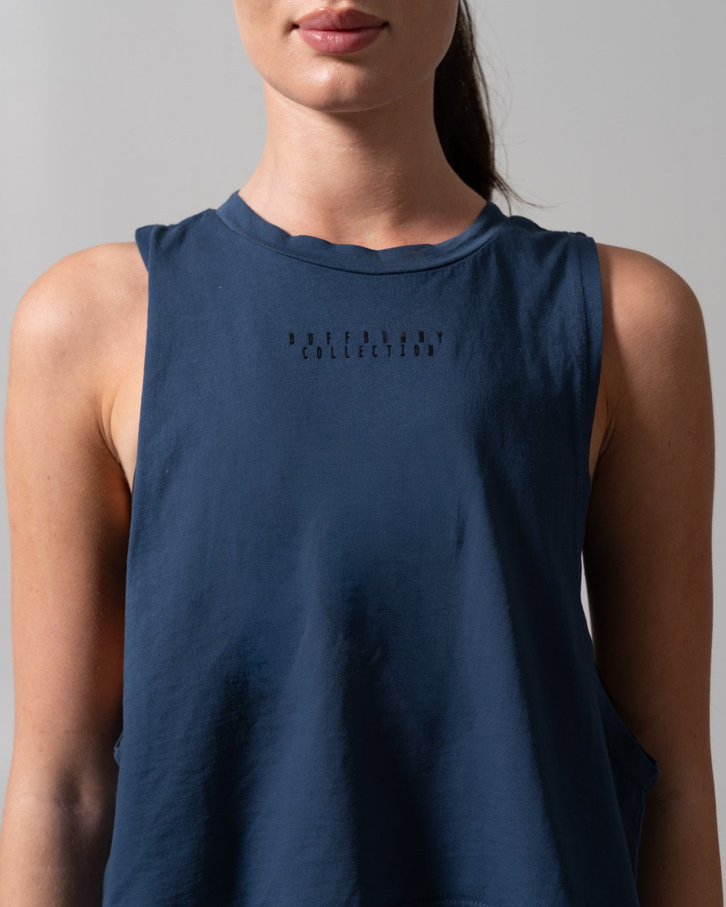 Essential Waist Tank - Baked Blue