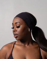 Thumbnail 2 of Poshknit Wide Headband - Onyx Black, 2 of 3