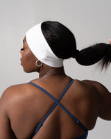 Thumbnail 3 of Poshknit Wide Headband - White, 3 of 3