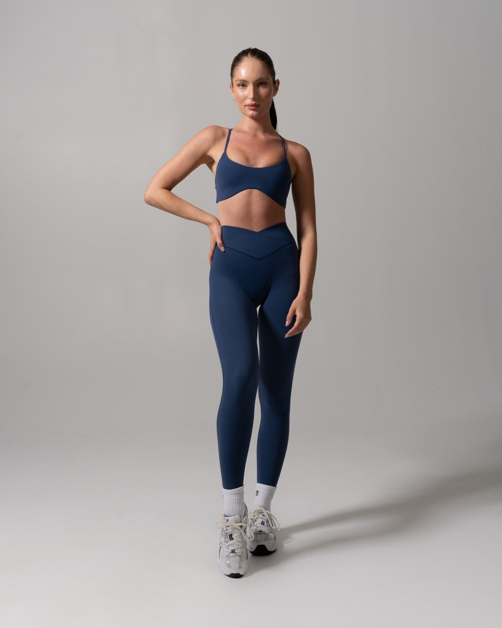 Siren Scrunch Legging - Baked Blue
