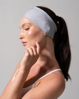 Thumbnail 1 of Poshknit Wide Headband - Platinum, 1 of 4
