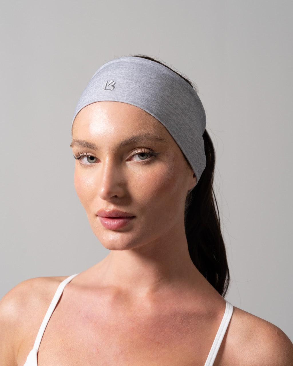 Poshknit Wide Headband - Platinum