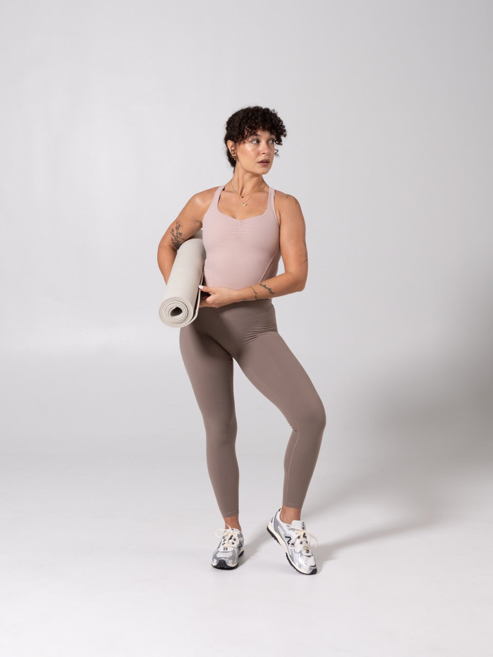 **PREORDER** Poshknit Legging - Chai Latte