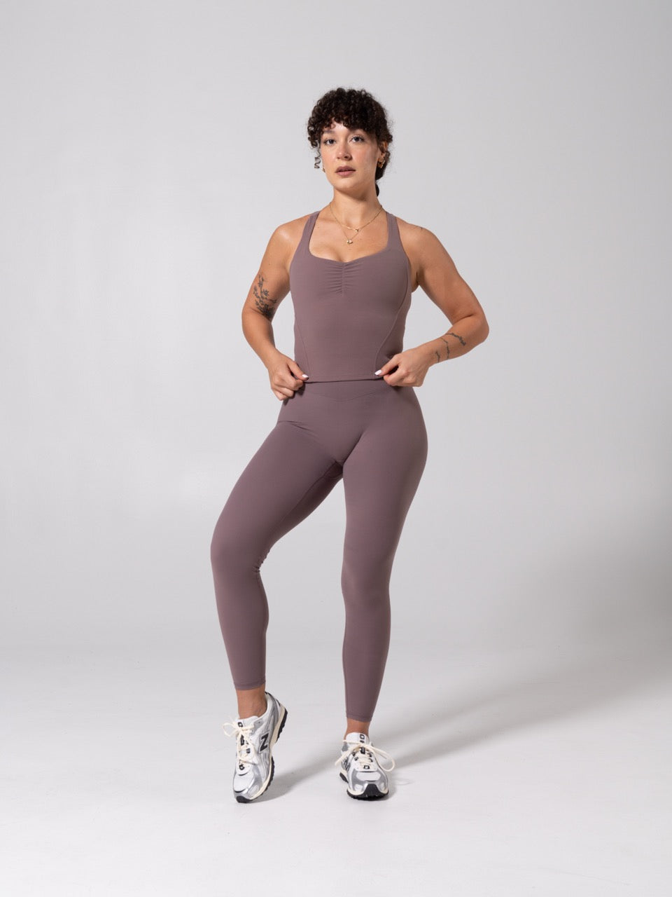 **PREORDER** Poshknit Legging - Chai Latte