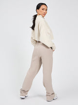Thumbnail 1 of Threads Quarter Zip Crop - Bone, 1 of 7