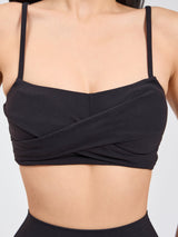 Thumbnail 7 of Ivy Wrap Sports Bra - Onyx Black, 7 of 8