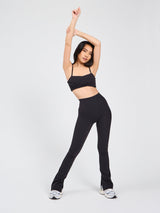 Thumbnail 3 of Ivy Wrap Sports Bra - Onyx Black, 3 of 8