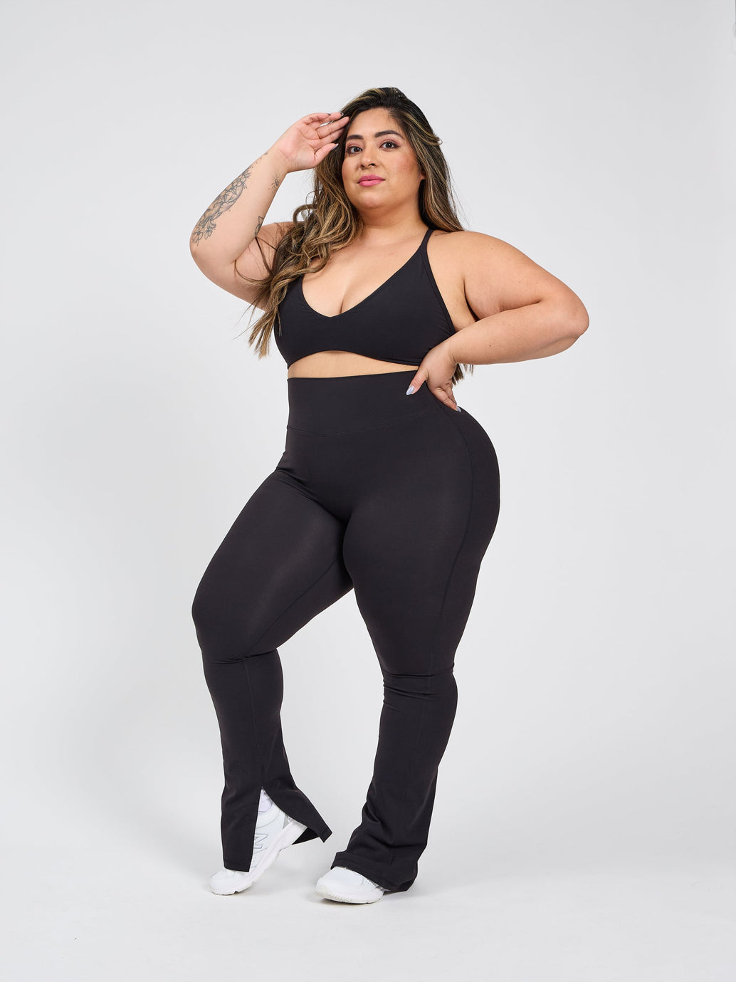 Rosa Boot Cut Legging - Onyx Black