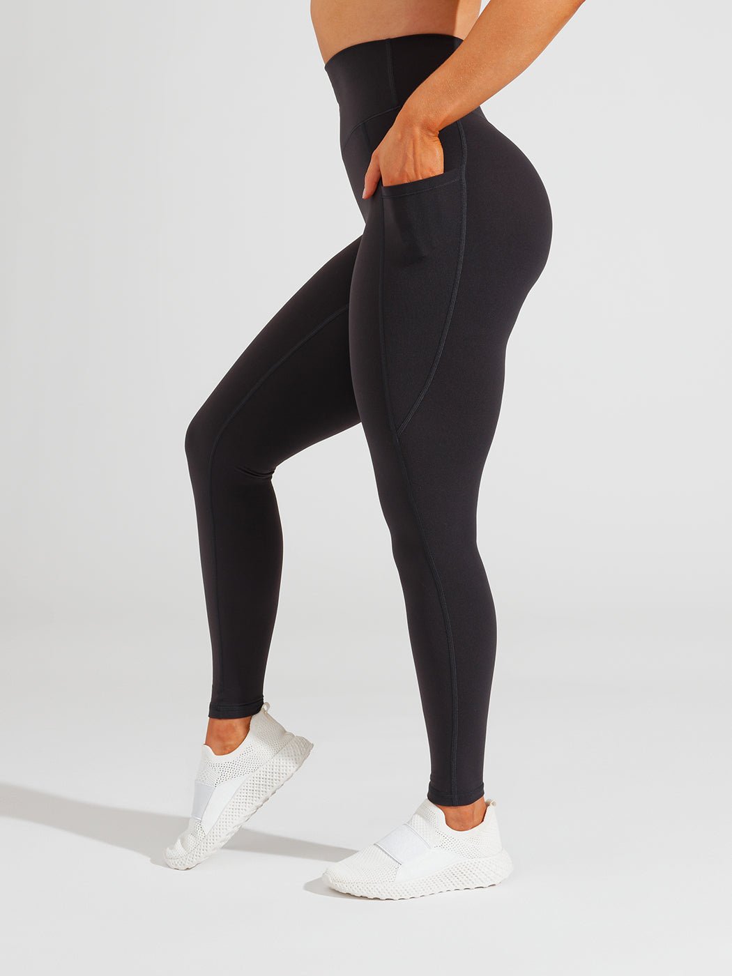 Black tights with pockets online