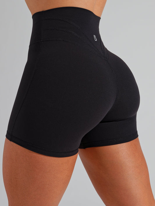 Onyx Black Legacy Short 4 Biker Shorts – Buffbunny Canada