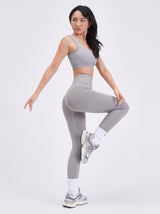 Thumbnail 6 of Scoop Seamless Sports Bra - Earl Grey, 6 of 11