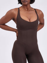 Thumbnail 6 of Corset Bodysuit - Cold Brew, 6 of 6
