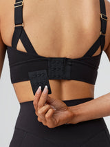Thumbnail 16 of Harmony Halter Sports Bra - Onyx Black, 16 of 18